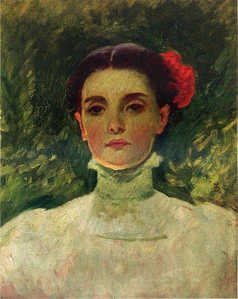 Frank Duveneck Portrait of Maggie Wilson Spain oil painting art